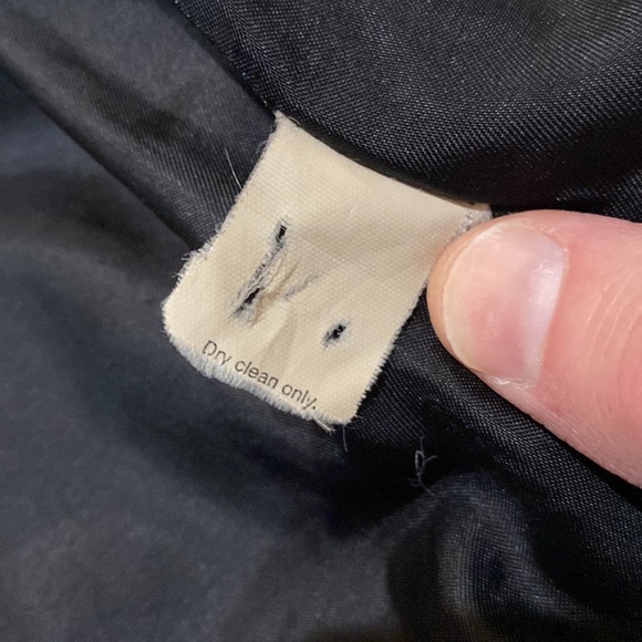 Vintage 70s Black Heavy Wool Pea Coat - Picture 10 of 10